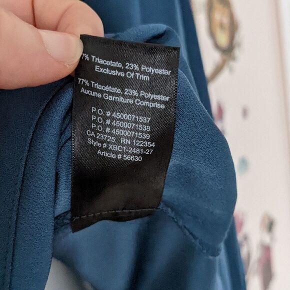 ARITZIA Babaton Rodrigo Off The Shoulder teal Blouse dark aqua green sMALL K1 - Picture 9 of 13